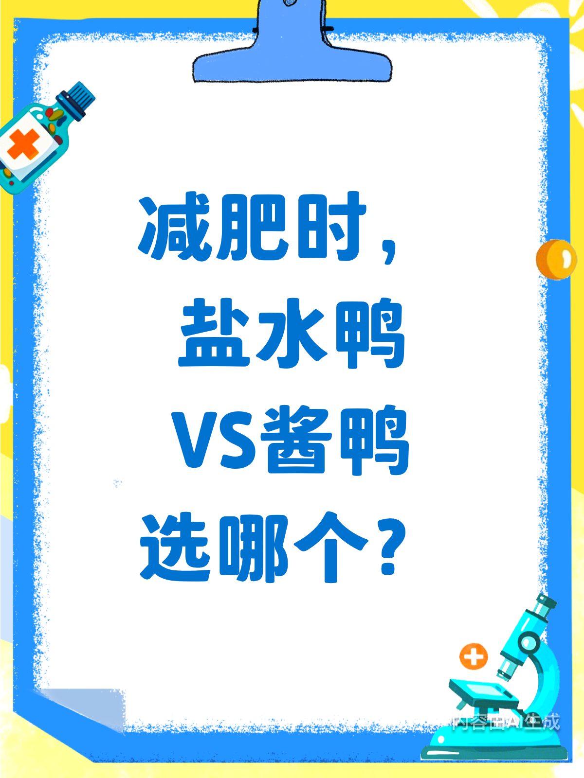 盐水鸭VS酱鸭,减肥时该选哪个?