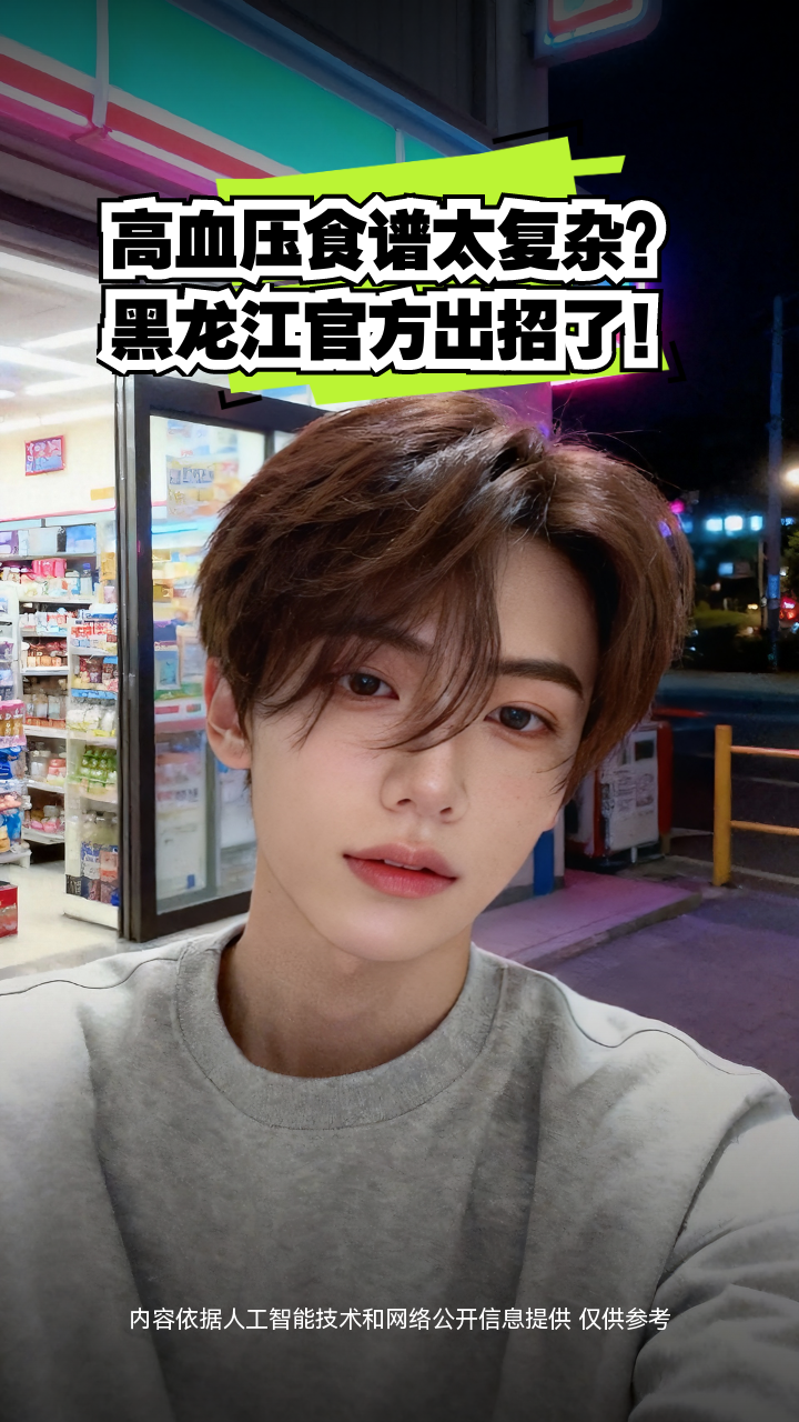 高血压食谱太复杂？黑龙江官方出招了！