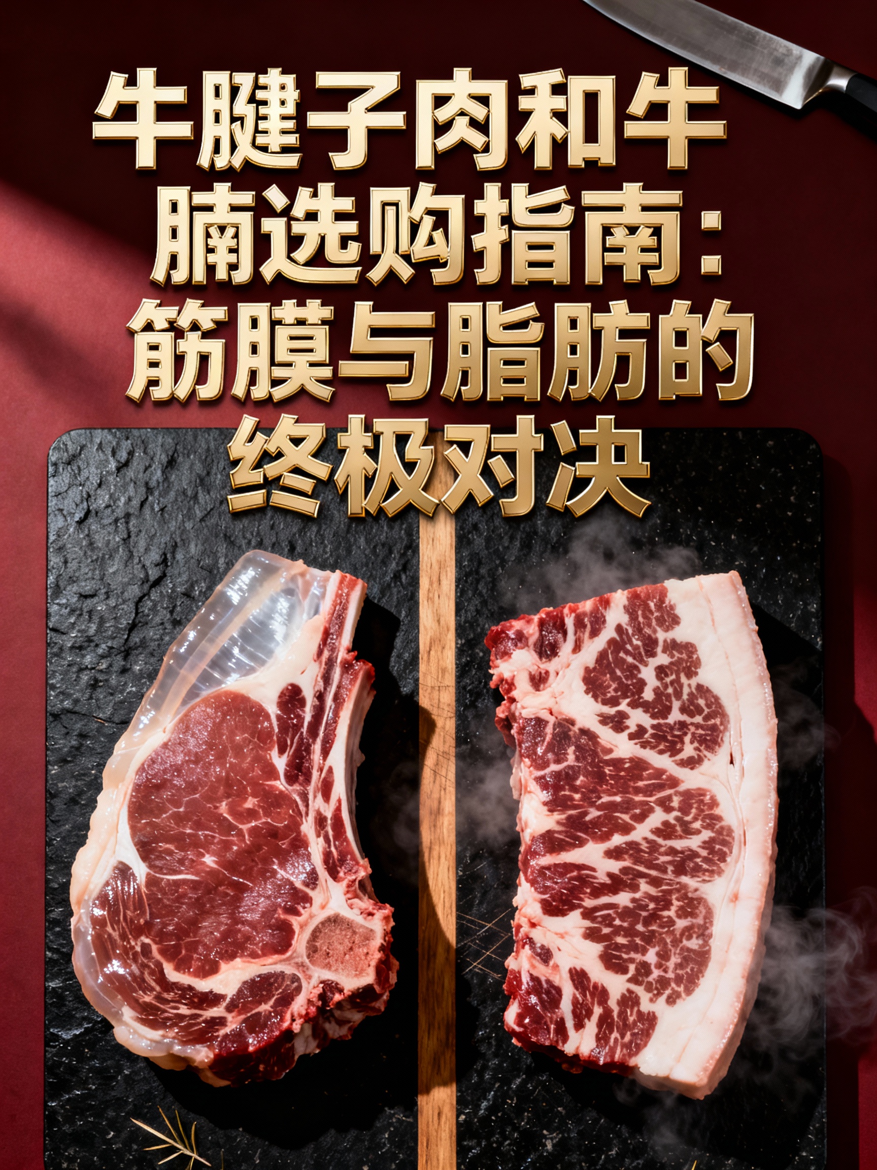 牛腱子肉和牛腩选购指南：筋膜与脂肪的终极对决