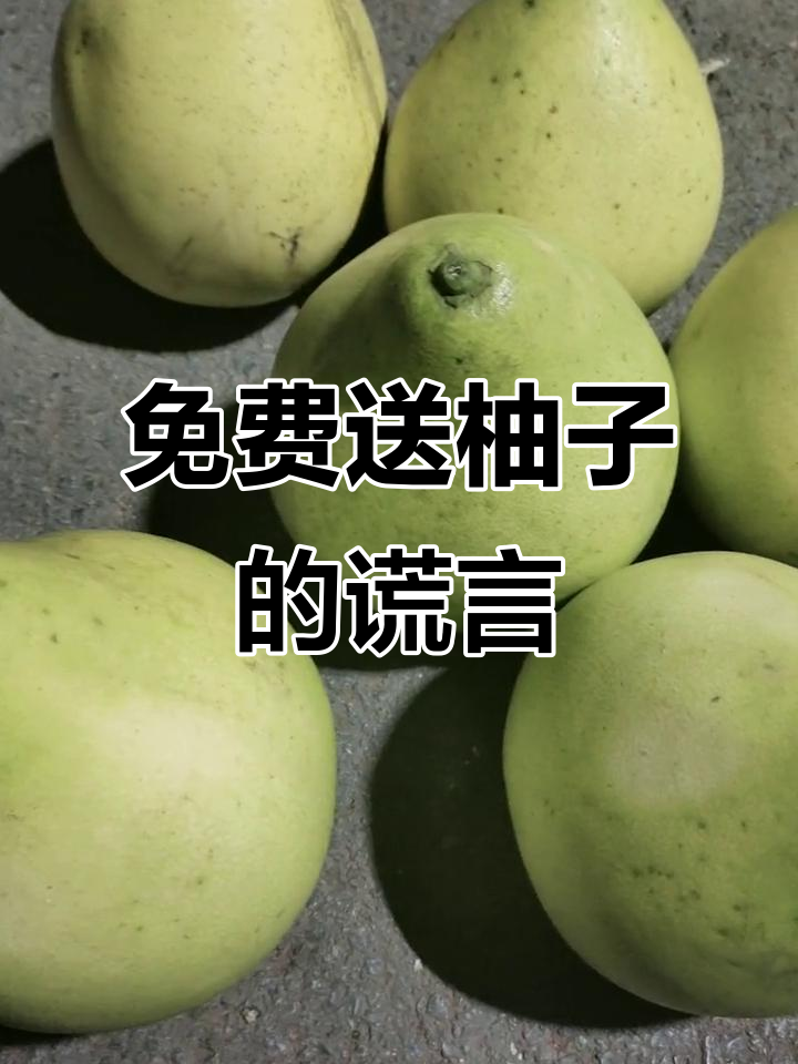 他说免费送柚子，结果却是个骗局！