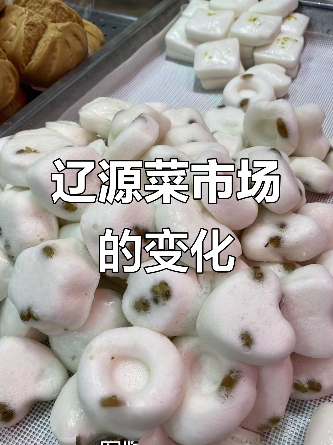 五年没回家，辽源菜市场大变样！米酒发糕和粘白塔超好吃