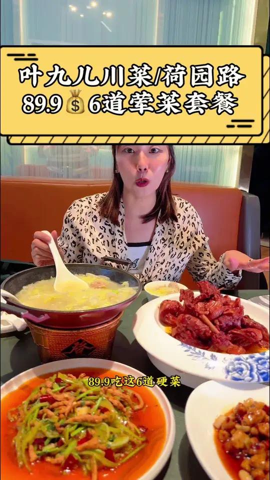 89.9吃6道荤菜,有大鹅,烤鸭,水煮肉片,宫保鸡丁,丸子汤,香辣肉丝 好吃的家常菜推荐榜