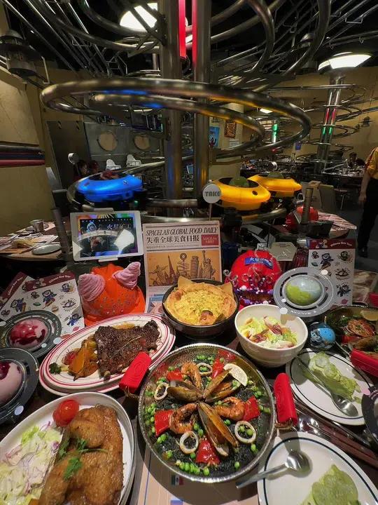 天津新店|失重餐厅,悬浮飞碟+漂亮饭,好棒!