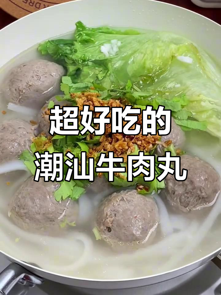 潮汕牛肉丸汤粉,吃过一次就上瘾!