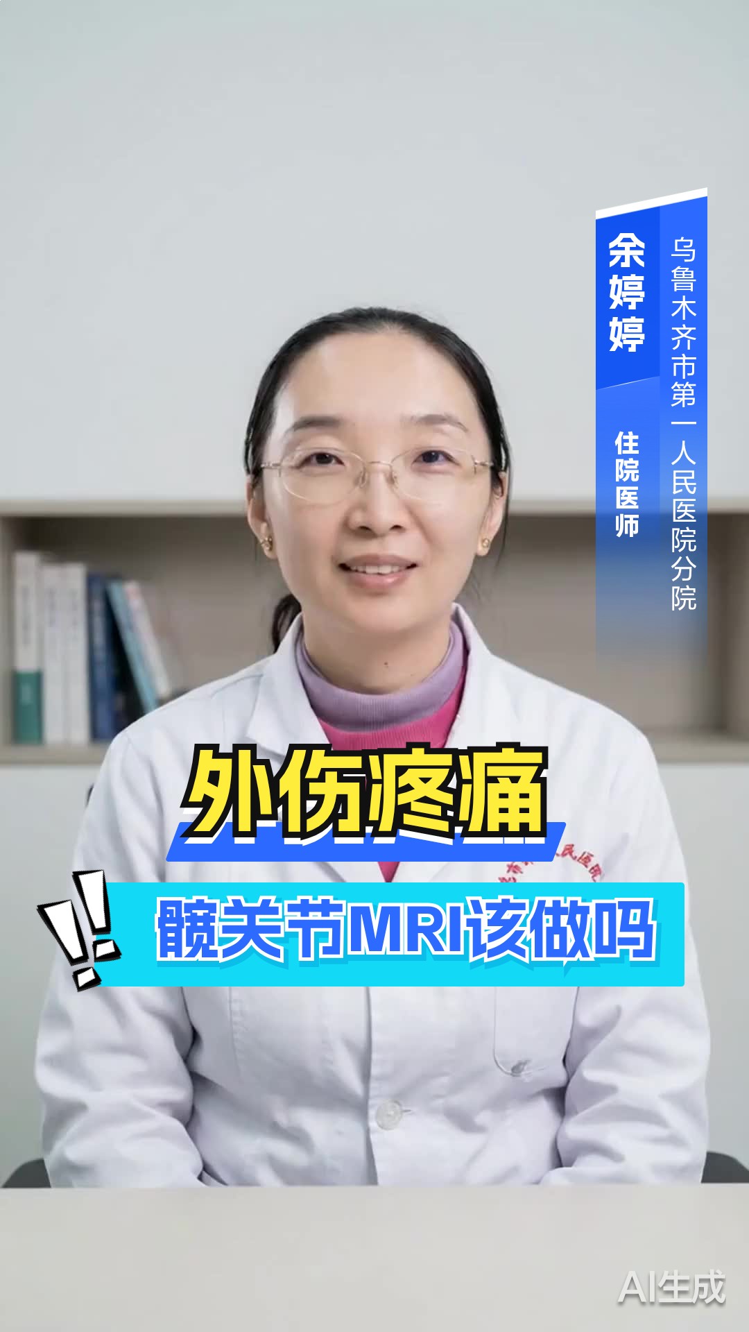 外伤后疼痛适合做髋关节MRI吗