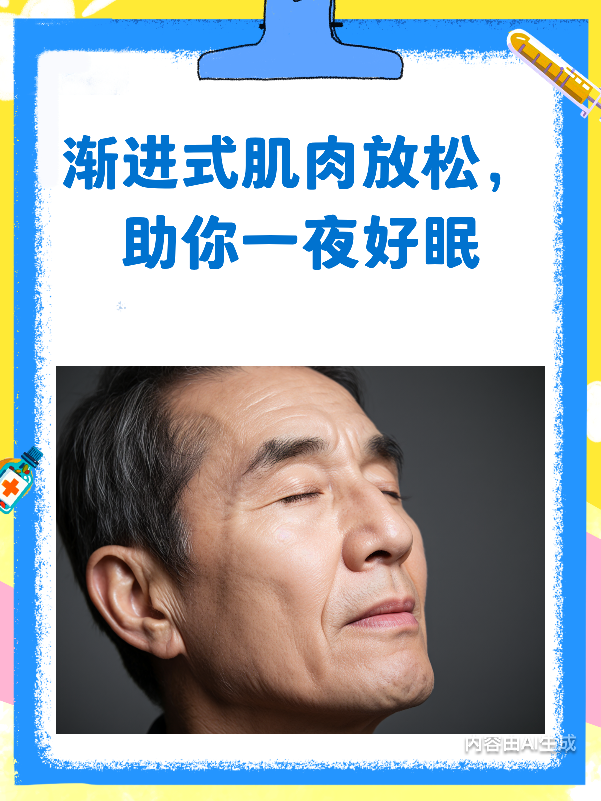 渐进式肌肉放松法,让你一夜好眠!