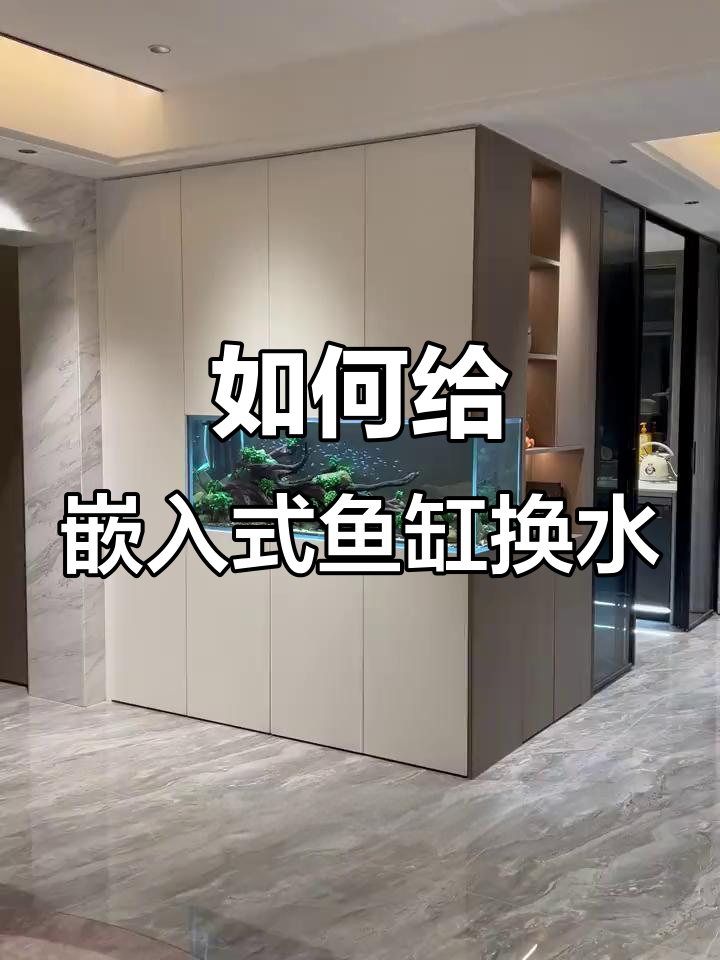 鱼缸嵌入柜子后如何换水?底滤与虹吸两种方式详解