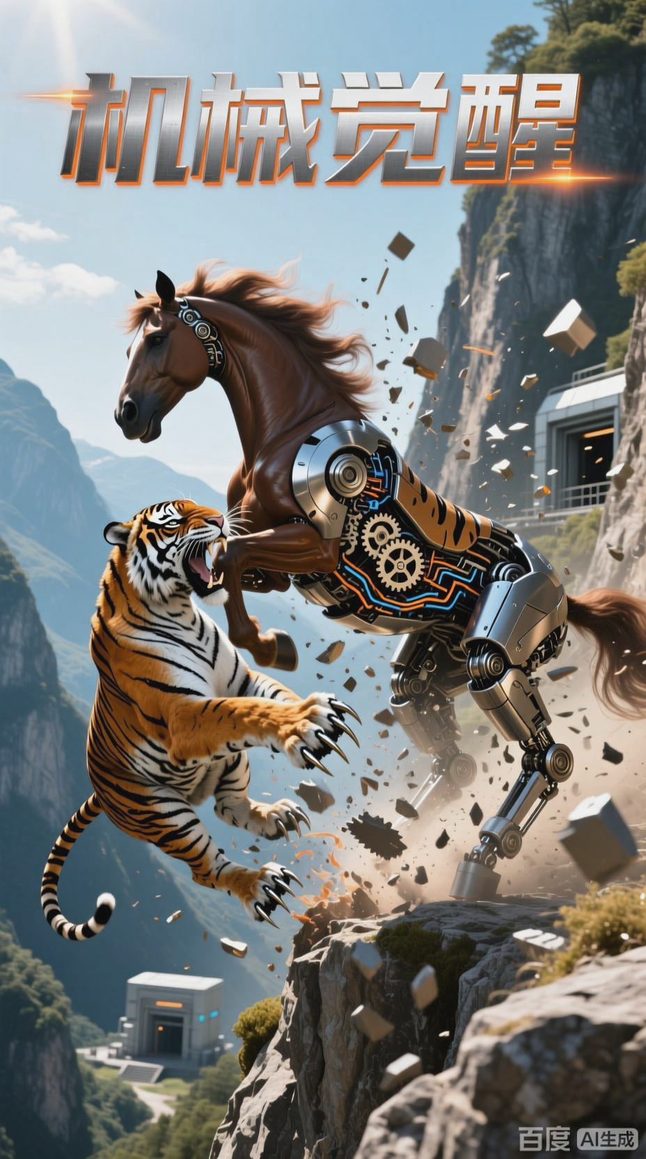 机械虎马大战，实验室神秘修复