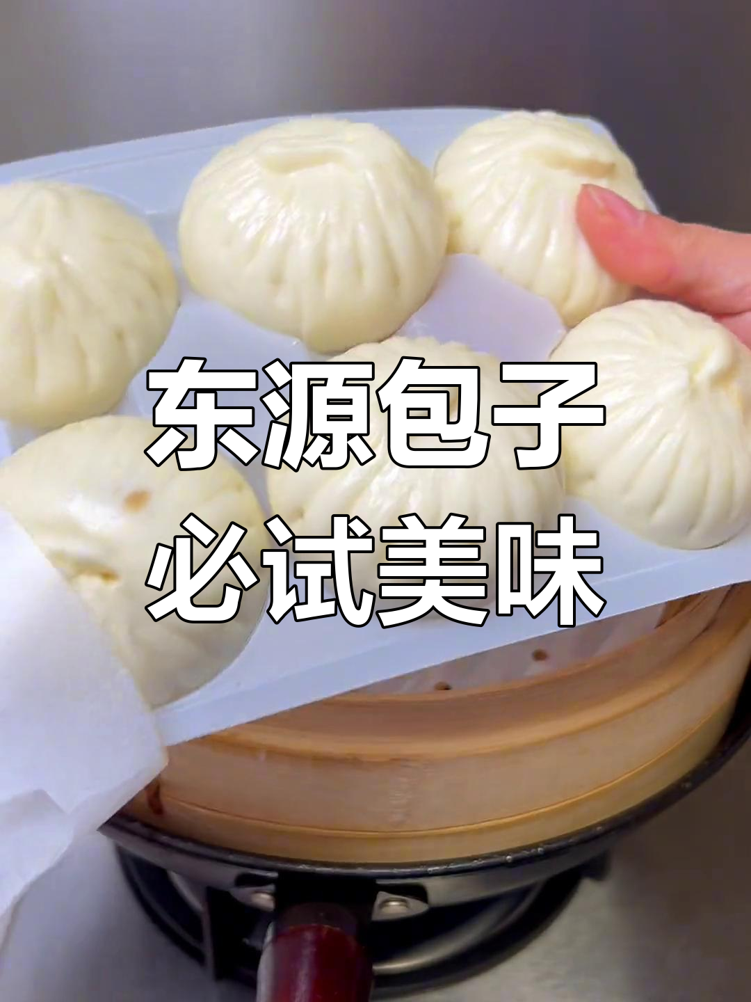 扬州东源包子,排队才能吃到的美味,鲜肉青菜一包搞定