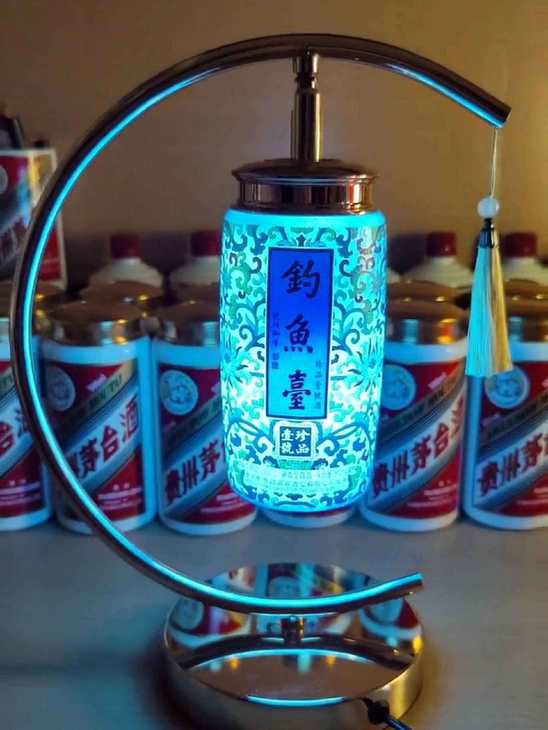 钓鱼台珐琅彩改造台灯!