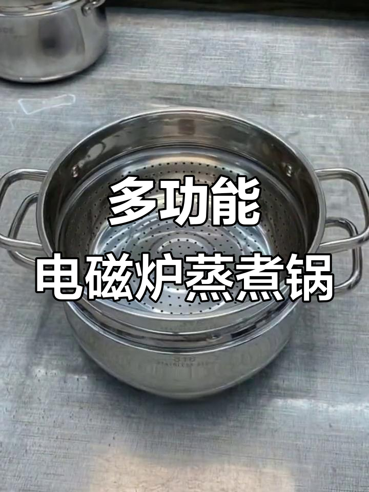 电磁炉通用蒸煮锅,炖汤、蒸包样样行