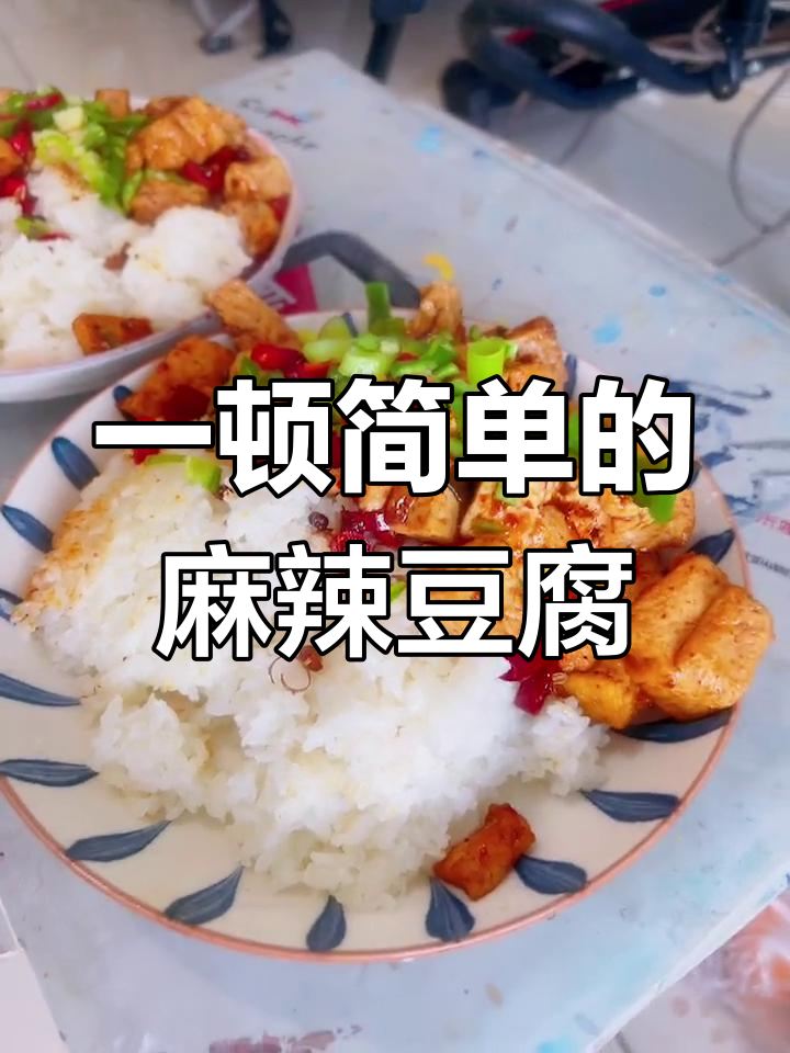 酸甜苦辣过日子,简单一顿麻辣豆腐盖饭