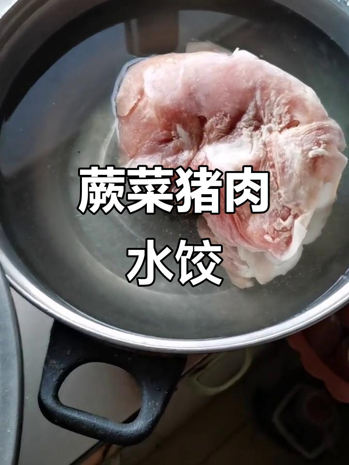 五一劳动节包饺子,广东蕨菜做馅料,鲜香十足