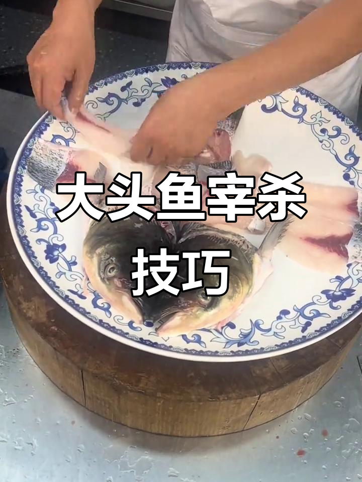 99%的人都不知道如何宰杀大头鱼,技巧全揭秘