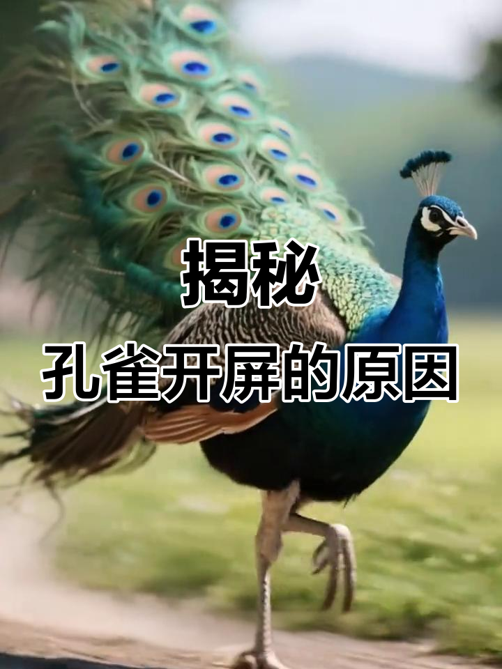 孔雀开屏背后的秘密:美丽与生存的完美结合