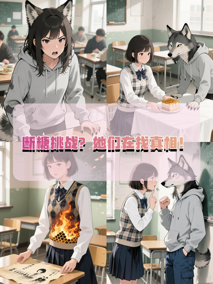 星期三和小狼女为何断糖?美食挑战藏着大秘密!