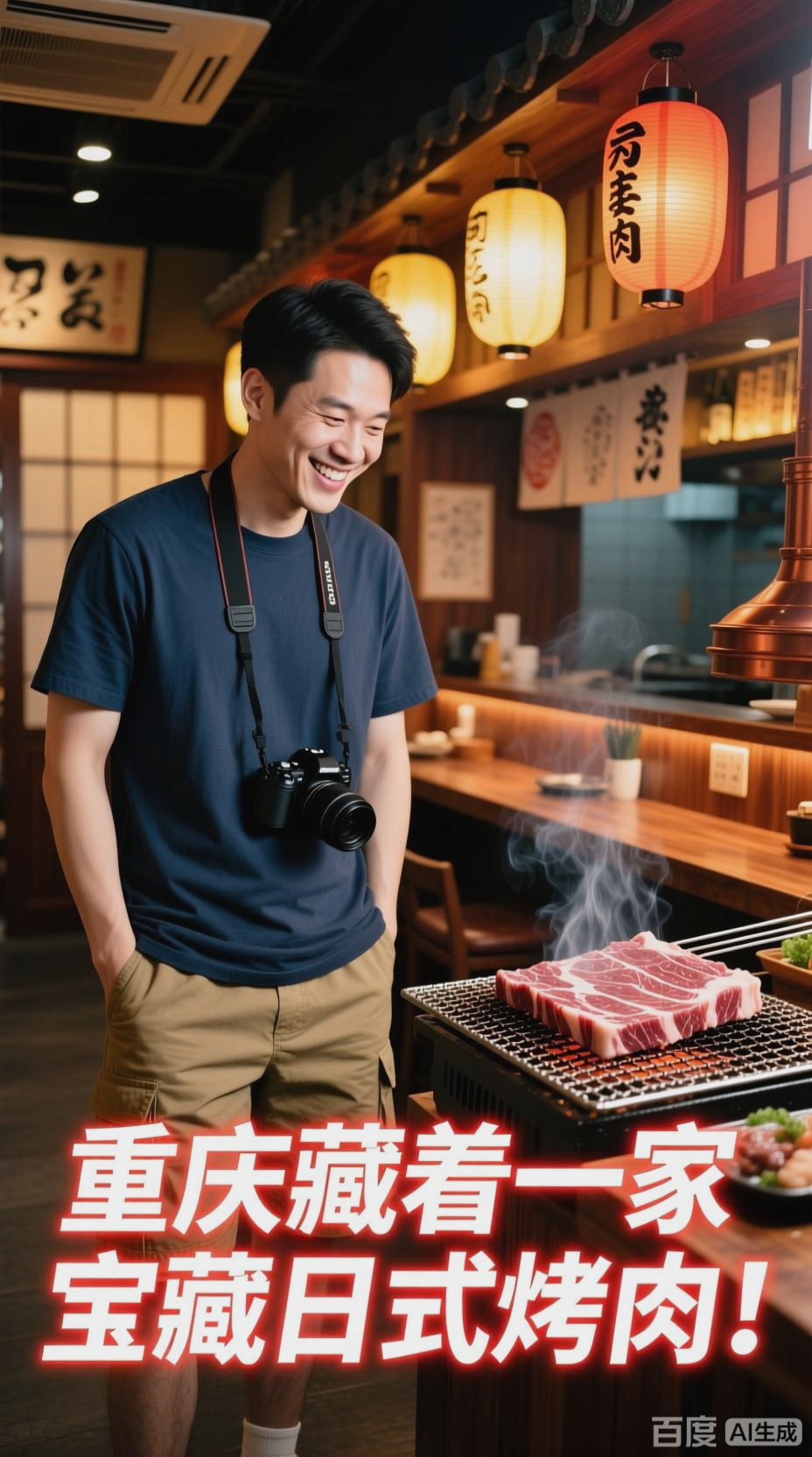 重庆日式烤肉店美食体验