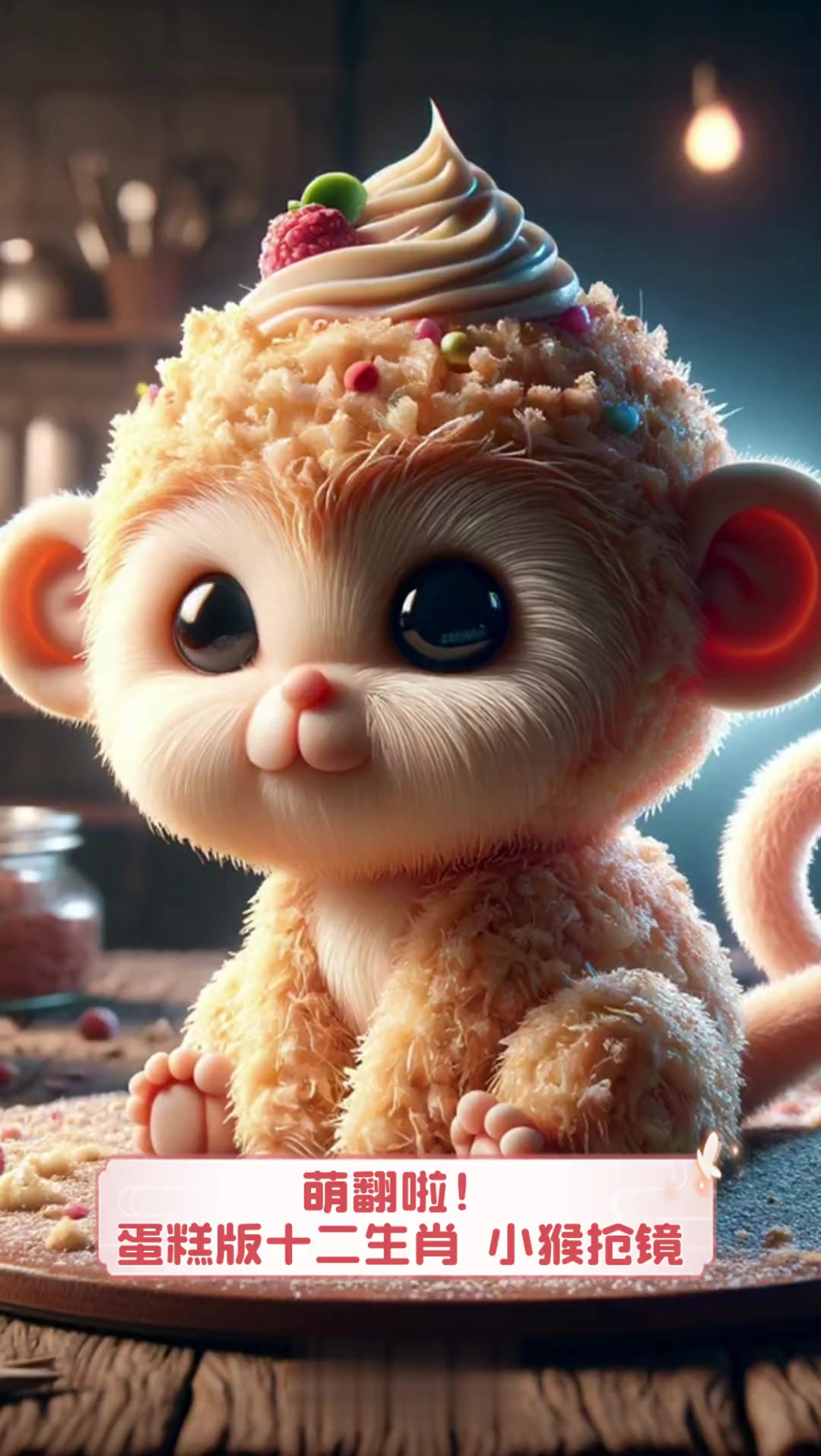 萌翻啦!蛋糕版十二生肖,小猴抢镜