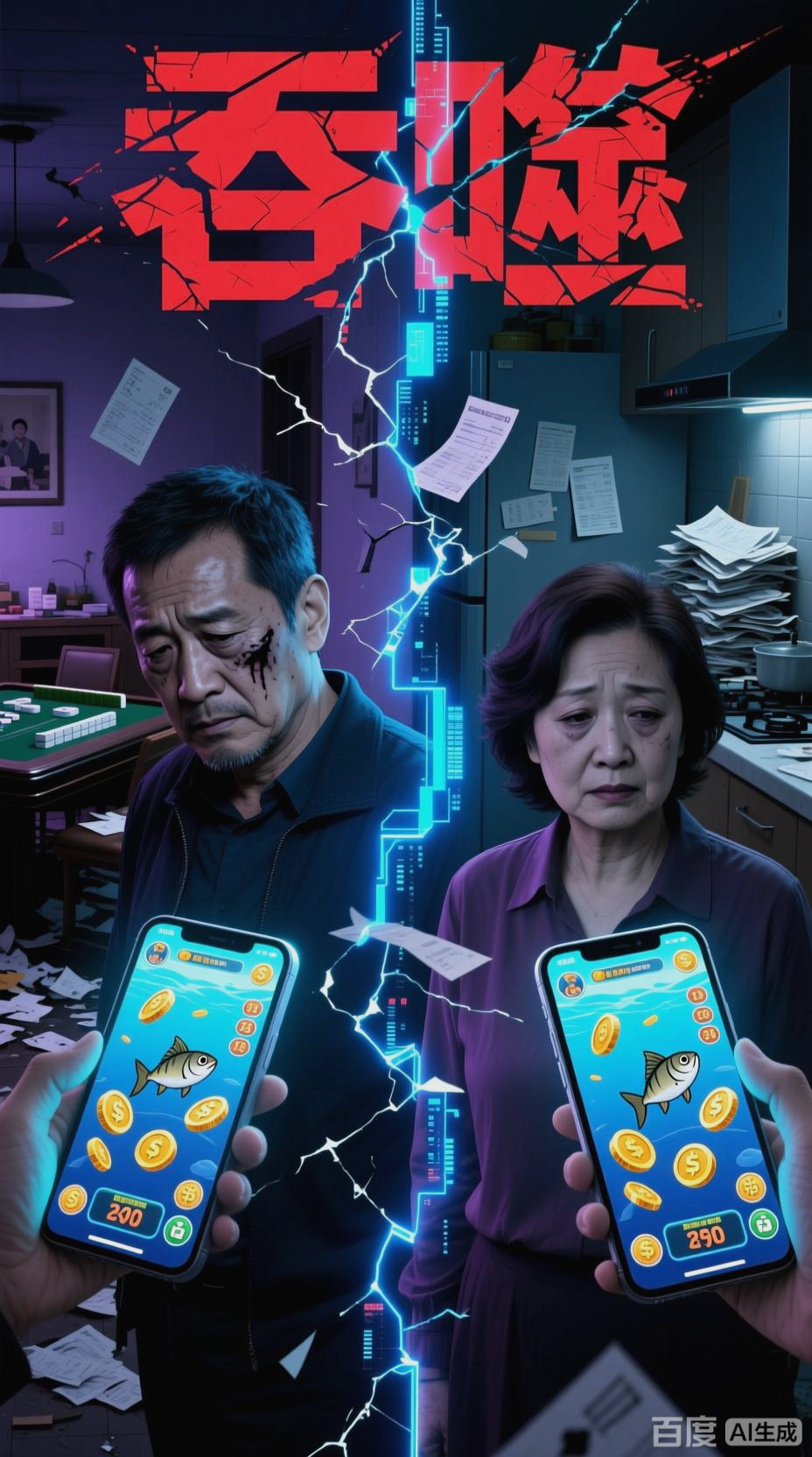 捕鱼游戏充值,倾家荡产警示