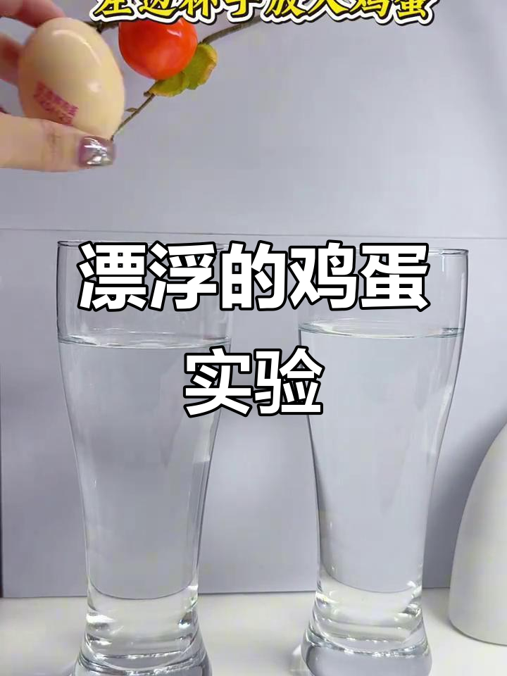 鸡蛋浮起来了!盐的神奇力量揭秘