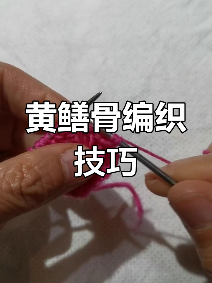 鱼骨针织法详解