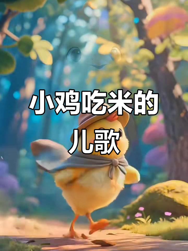 小鸡儿歌:小鸡吃米,唱起来!