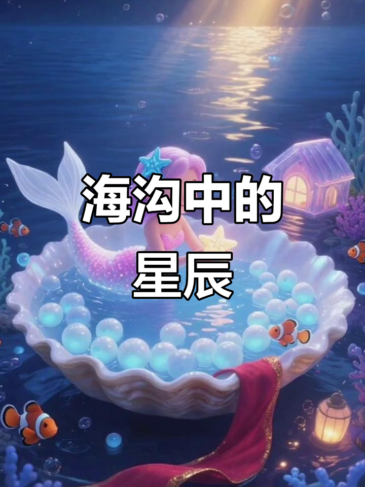 深海里的星星摇篮:小美人鱼与海星的奇妙故事