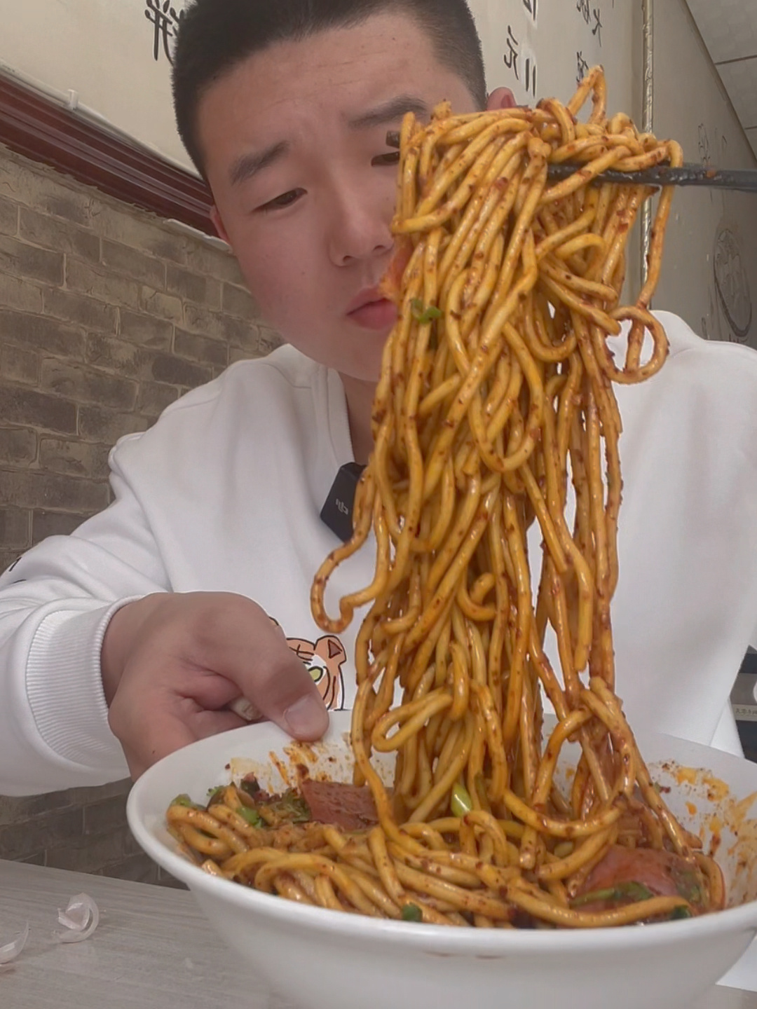 干拌牛肉丸子面