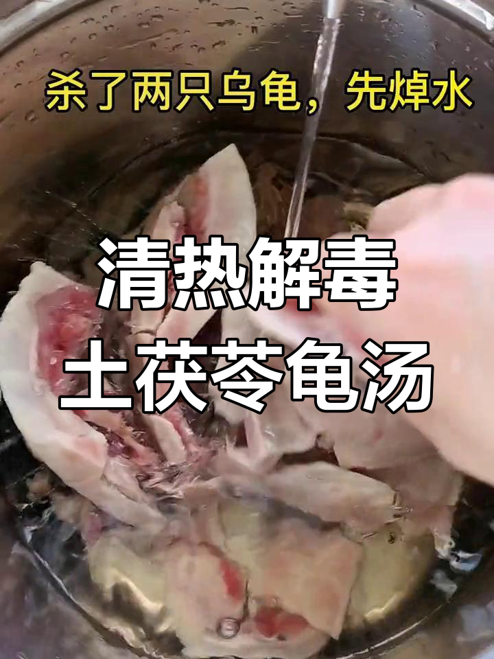 土茯苓龟汤,清热解毒祛湿,周末老妈靓汤