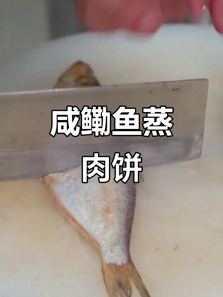 咸鳓鱼蒸肉饼,搭配海蜇皮和鱼肉鲜美无比