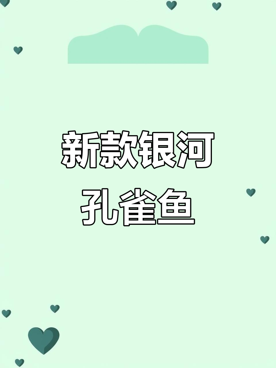 银河系列孔雀鱼：绿尾蓝尾新改良，粗壮体型惊艳登场
