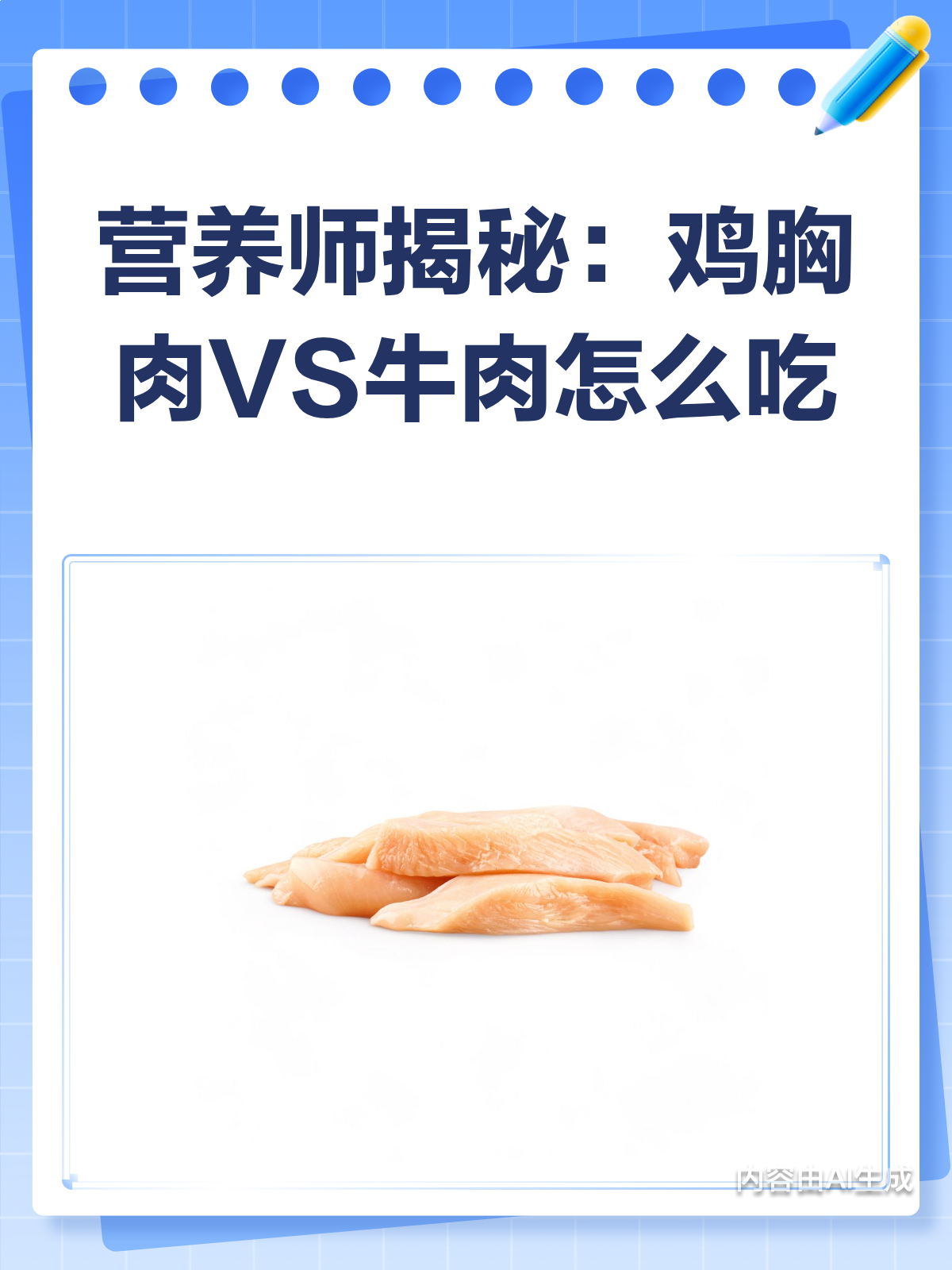 鸡胸肉VS牛肉,哪个更营养?营养师教你吃对!