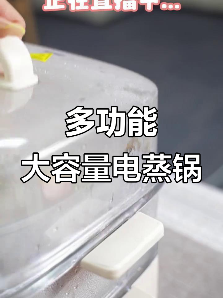 美的电蒸锅，14.7升超大容量，上蒸下煮功能全