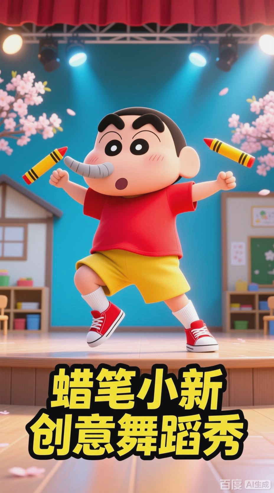 蜡笔小新创意舞蹈秀