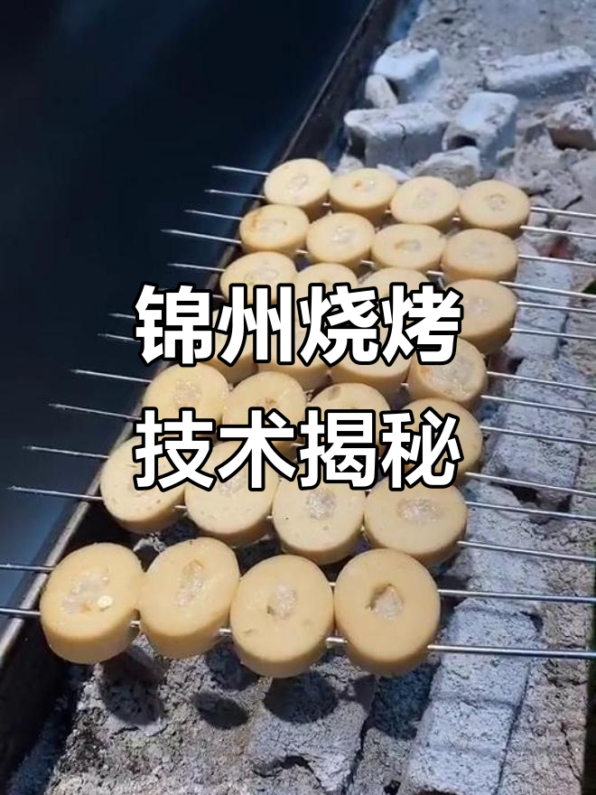锦州烧烤师傅的独特技艺,鸡肉肠也能烤出惊艳口感