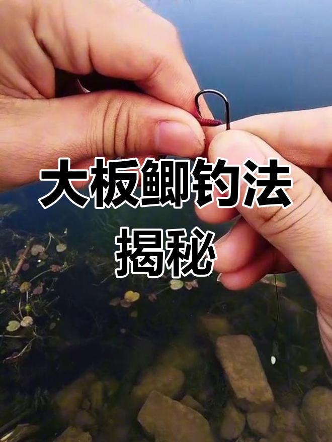 秋冬钓鱼必备技巧:蚯蚓挂钩法