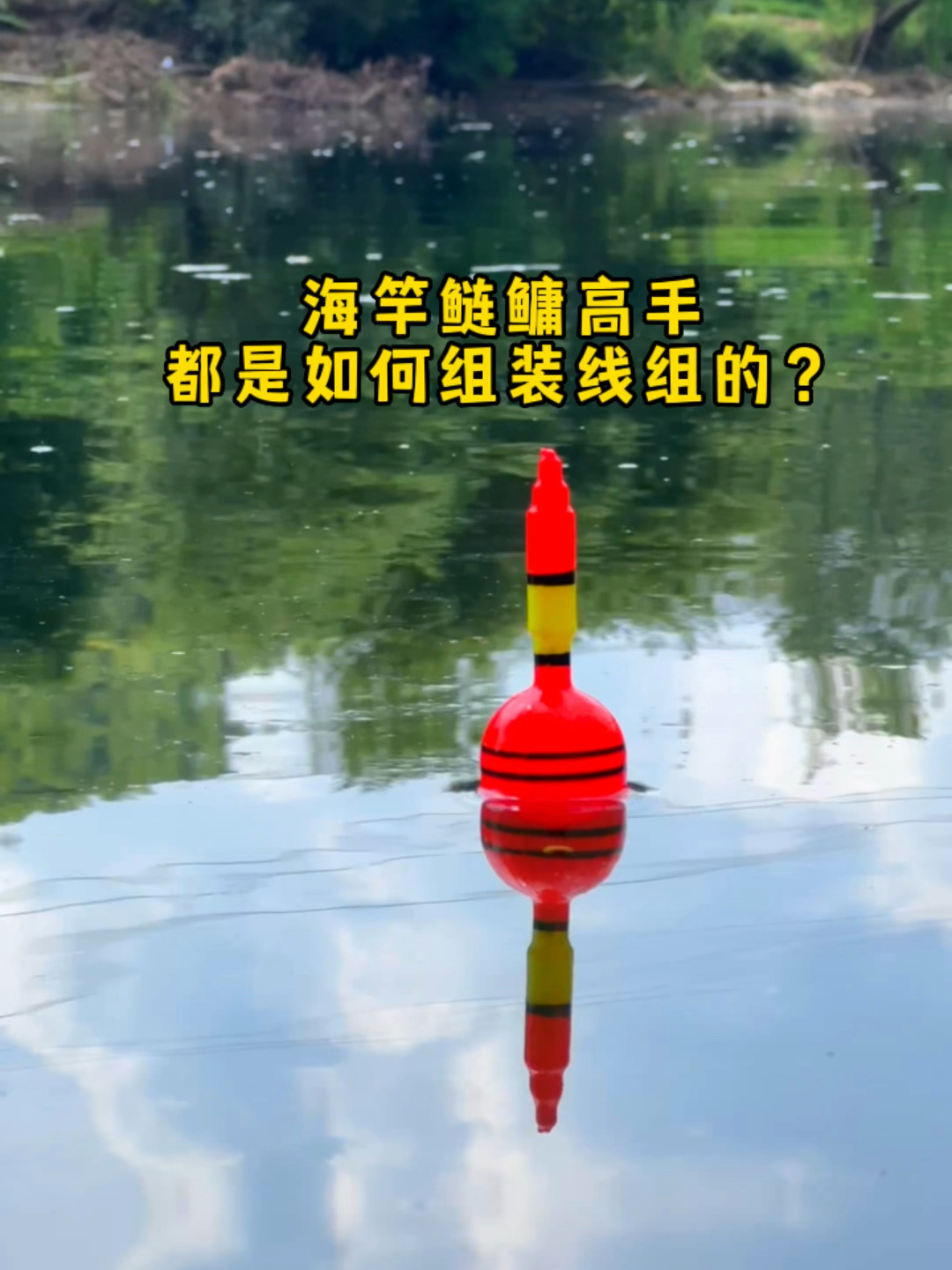 海竿鲢鳙高手都是如何组装线组的?