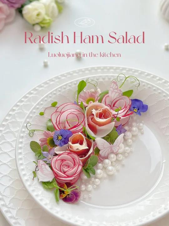 高颜值意式火腿沙拉吃的漂亮,活的漂亮