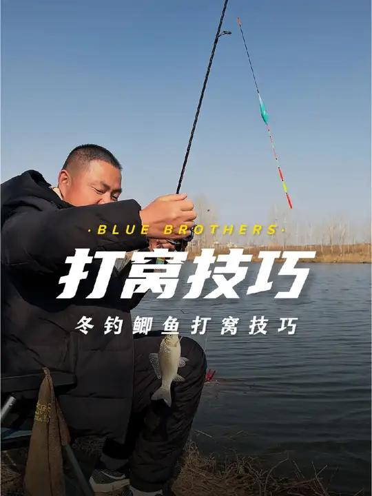 冬钓鲫鱼最好的打窝方法就是轻窝 少打勤补,鲫鱼连杆