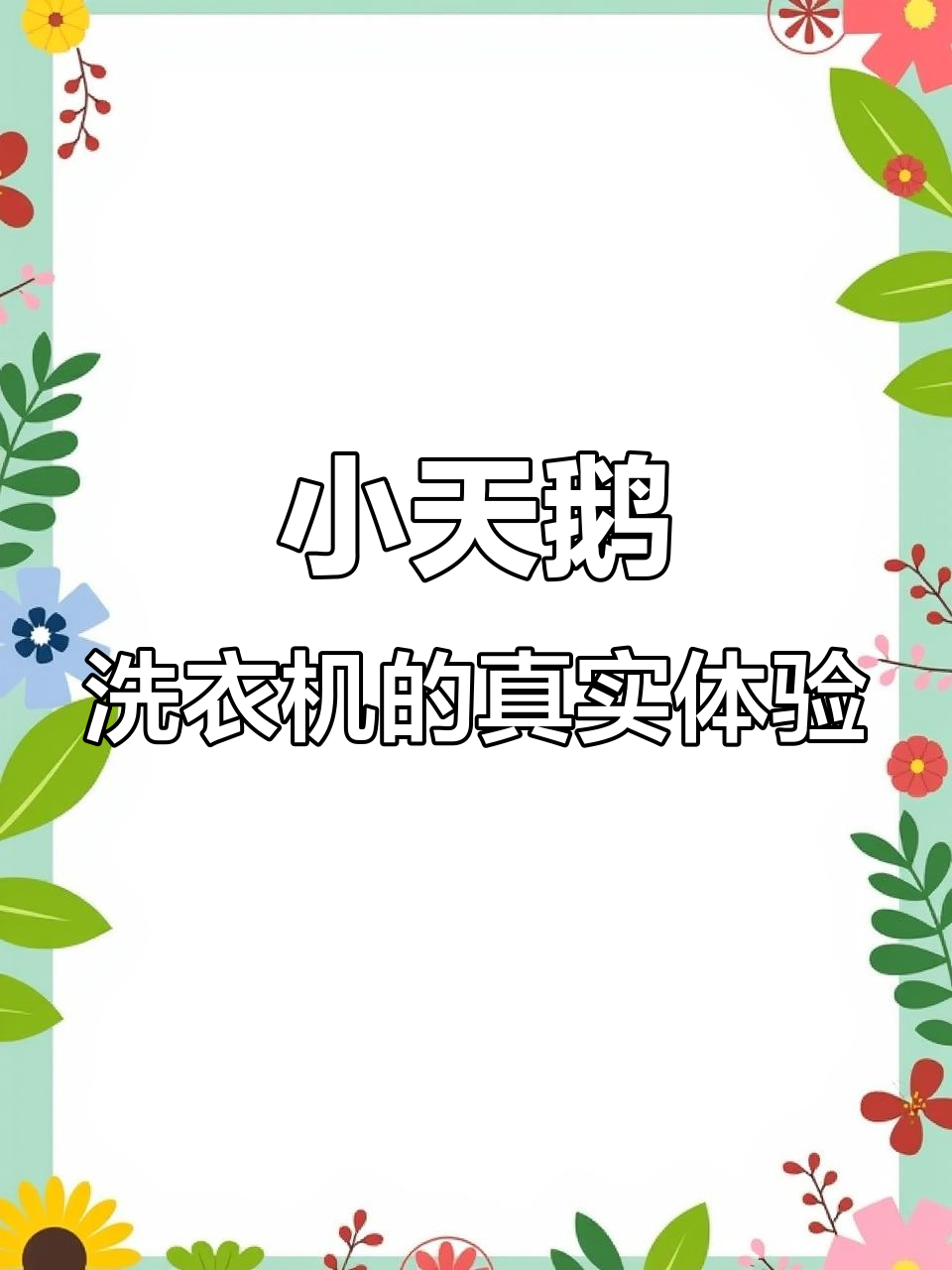 小天鹅双滚筒洗衣机使用心得,智能投放与烘干功能超赞