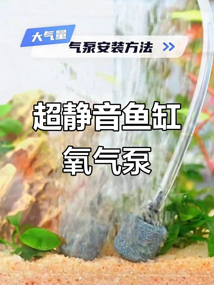 鱼缸增氧泵超静音,家用小型打氧机让养鱼更轻松