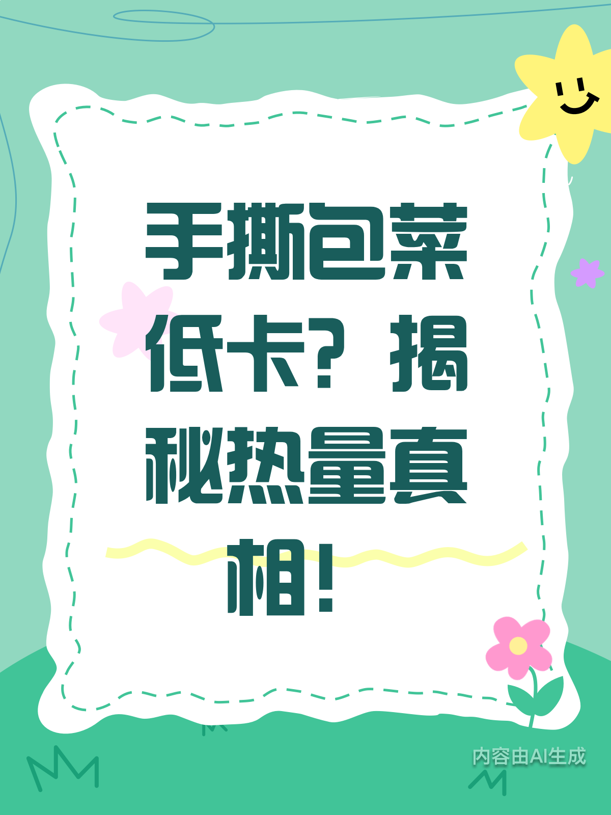 以为手撕包菜低卡?真相让你意外!