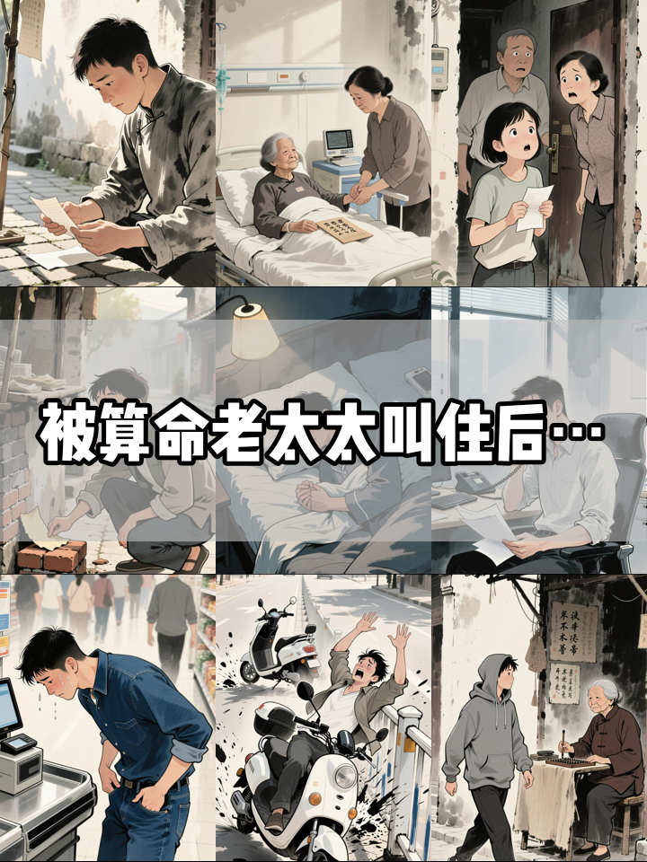 被算命老太太叫住后,我发现了惊人的秘密