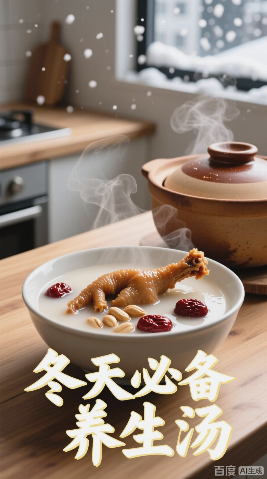 花生红枣鸡脚汤,养生好选择
