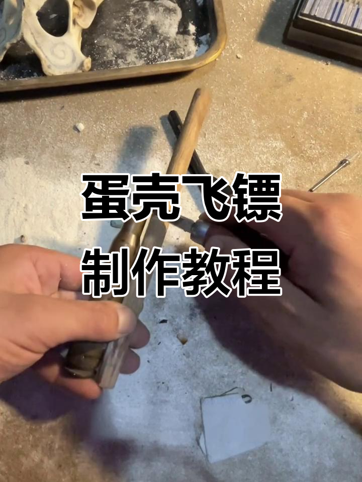 用废蛋壳做创意飞镖,简单又有趣的手工项目
