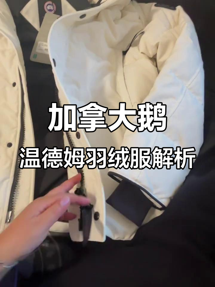 加拿大鹅温德姆系列羽绒服细节揭秘:拉链、刺绣与可拆卸设计