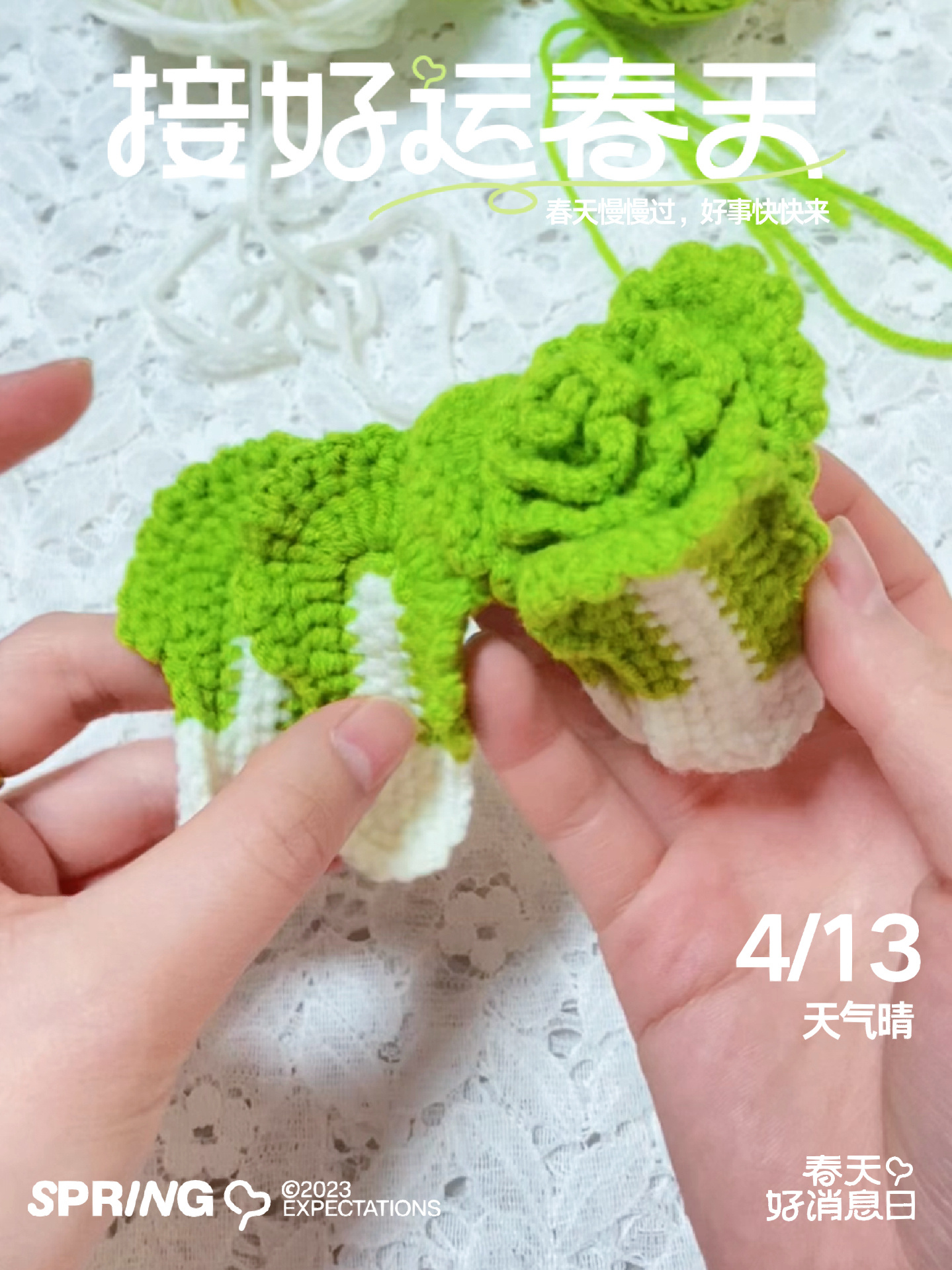 白菜钩织教程(一)附图解