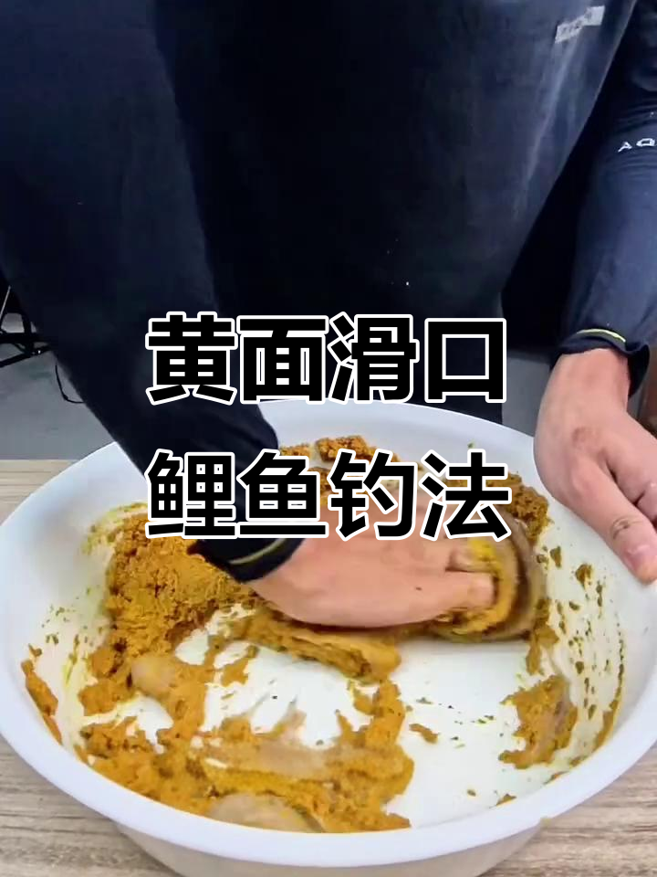 推拉式黄面饵料制作技巧,轻松钓鲤鱼