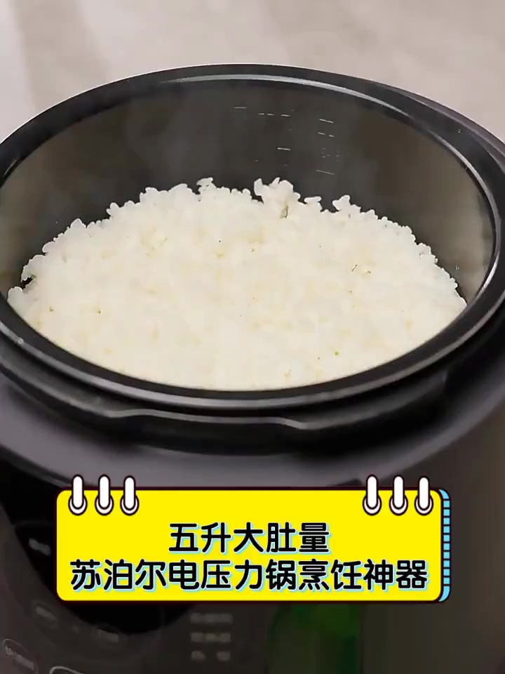 五升大肚量,苏泊尔电压力锅烹饪神器