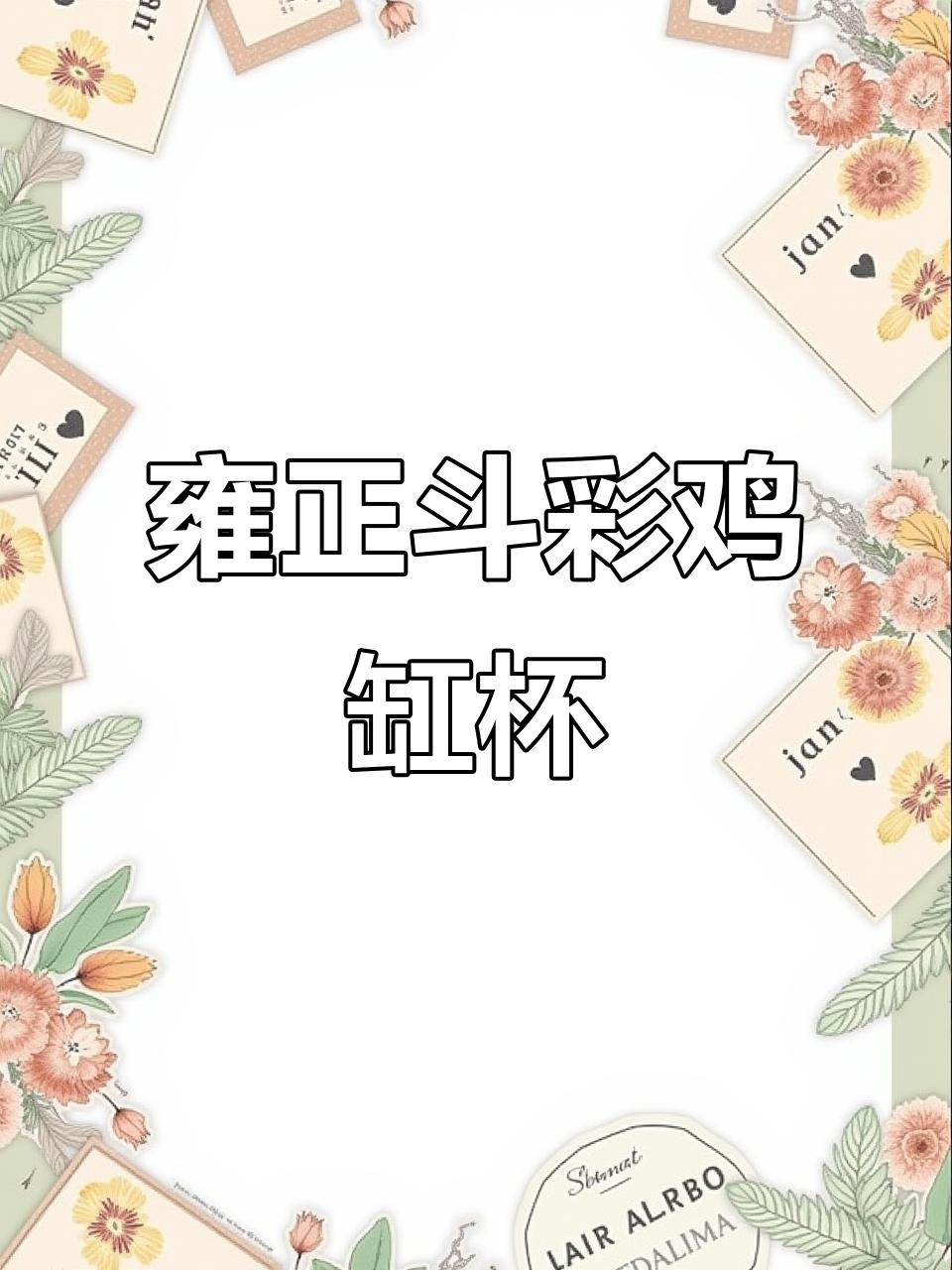 雍正斗彩鸡缸杯:精美瓷器背后的故事